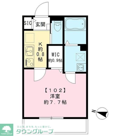 ブルームコートの物件間取画像